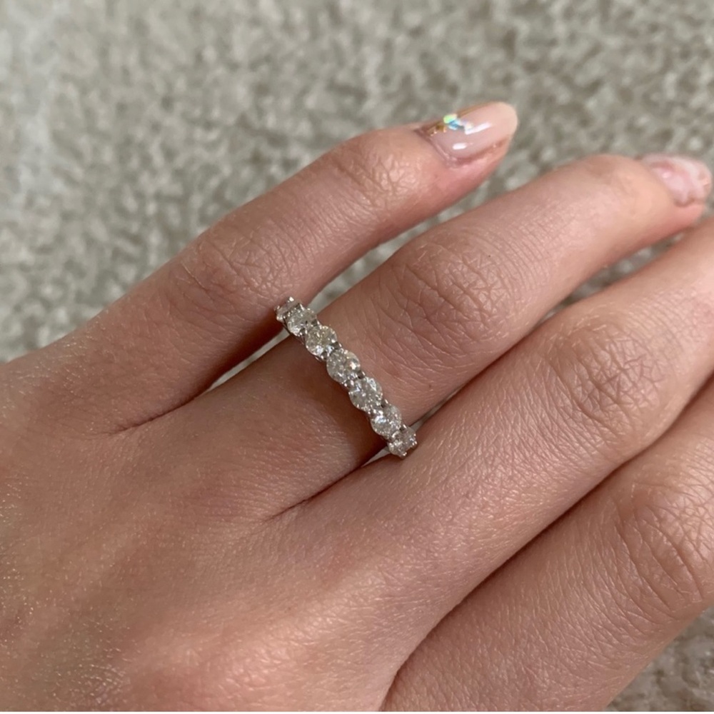 🔴 Moissanite Sterling Silver ring